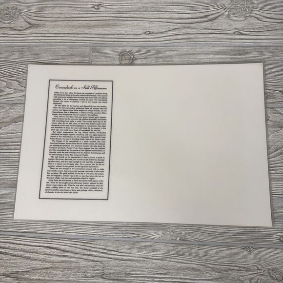 Peter Scott Waterfowl Laminated Placemats Lot Of 6 Vintage 1953 Ducks Geese - Picture 11 of 16